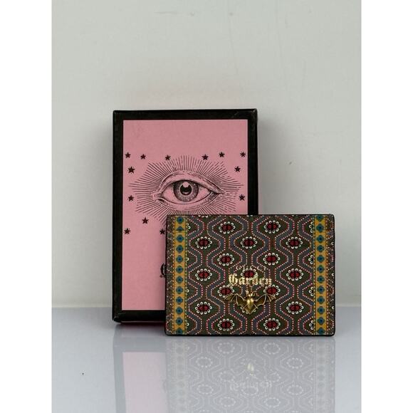 GUCCI Garden Tiger Pink Card Holder Wallet Unisex - Picture 1 of 11